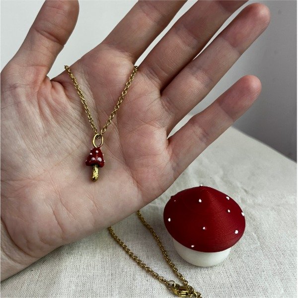 Producto - Collar Fungi + cajita hongo