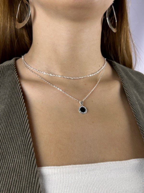 Producto - CADENA DE PLATA BULG NEGRA 0102