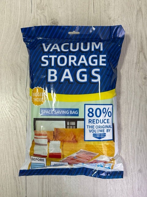 Producto - SET DE 11 BOLSAS DE COMPRESIÓN AL VACÍO, VARIOS TAMAÑOS - CON BOMBA SACA AIRE - 0