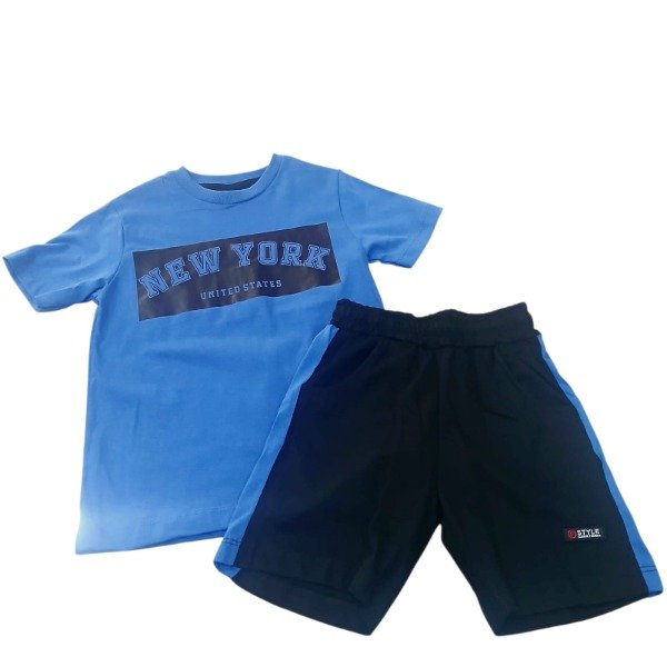Producto - Conjunto de varon New York azul T6