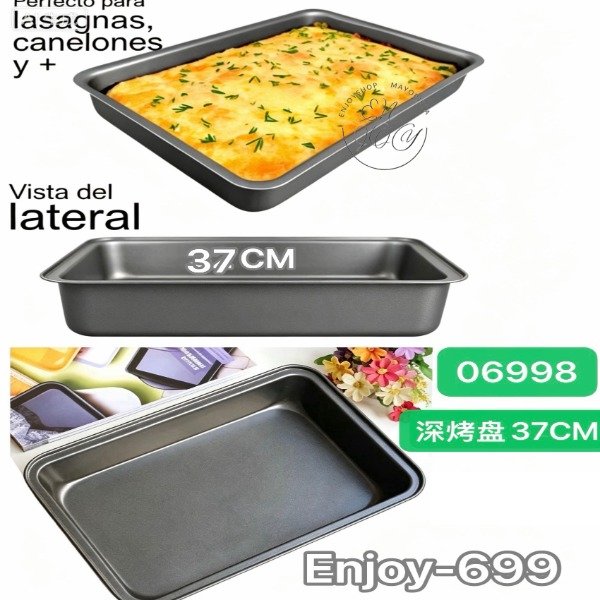 Producto - MOLDE BANDEJA HONDO DE HORNO TORTERA37CM ENJOY699