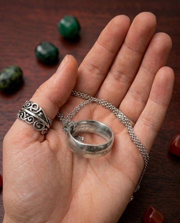 Producto - Anillo Plateado - Señor de Los Anillos