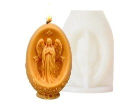 Producto - Molde virgen con alas rezando 3914- LDS