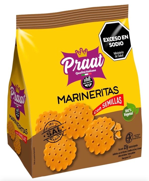 Producto - GALLETAS PRAAT MARINERAS SEMILLAS