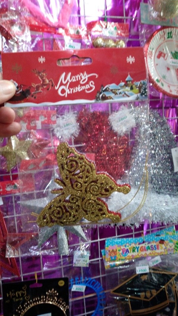 Producto - ADORNO MARIPOSAS X 3 GIBREADAS NAVIDEÑAS