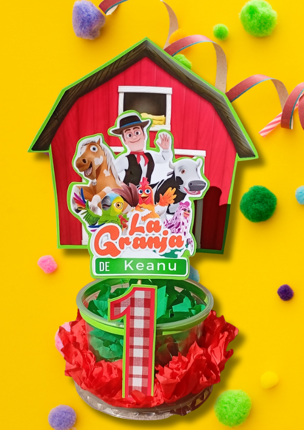 Producto - Centro de mesa- La granja de Zenón