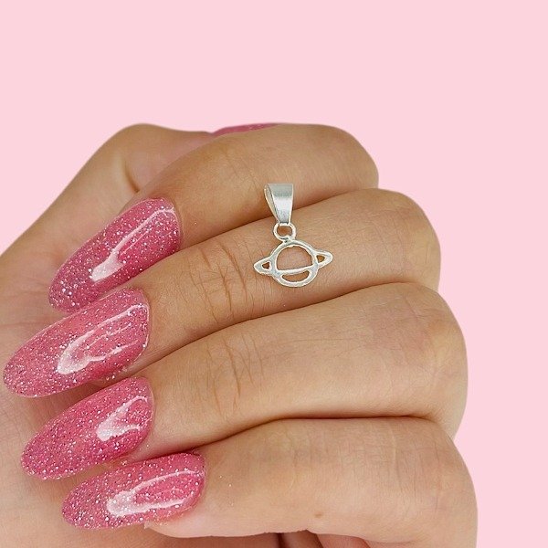 Producto - DIJE MINI PLANETA SATURNO PLATA 925