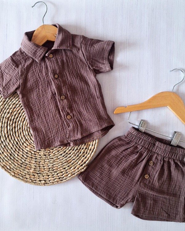 Producto - Conjunto BABY COTTON (marrón)