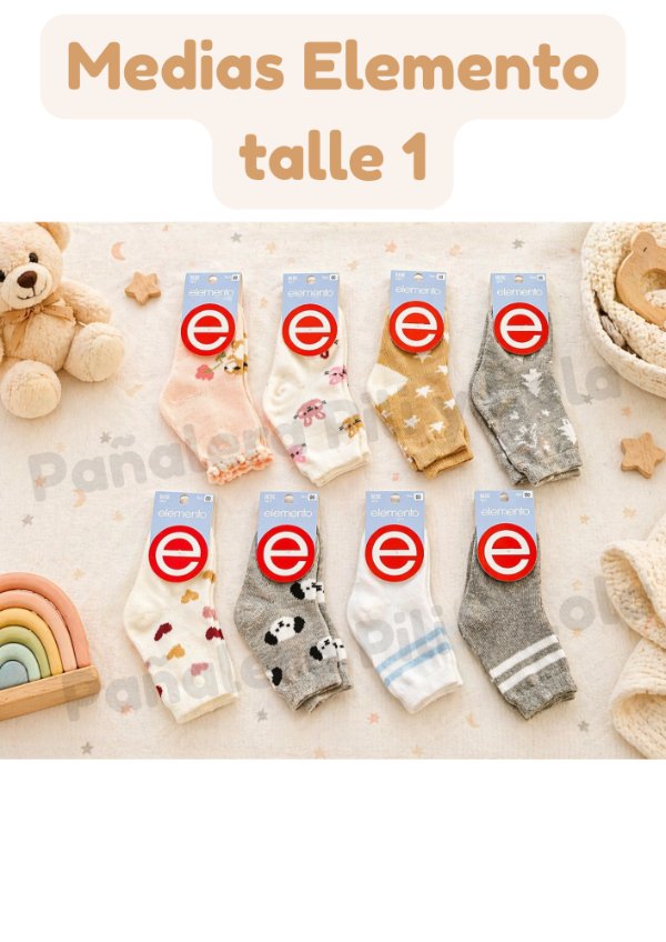 Producto - Medias Elemento talle 1