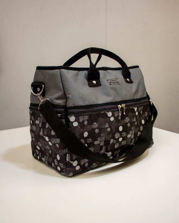 Producto - Bolso COIHUE estampado blanco y negro