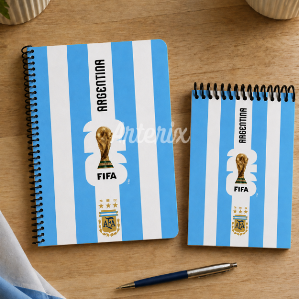 Producto - Set de cuaderno y anotador Argentina