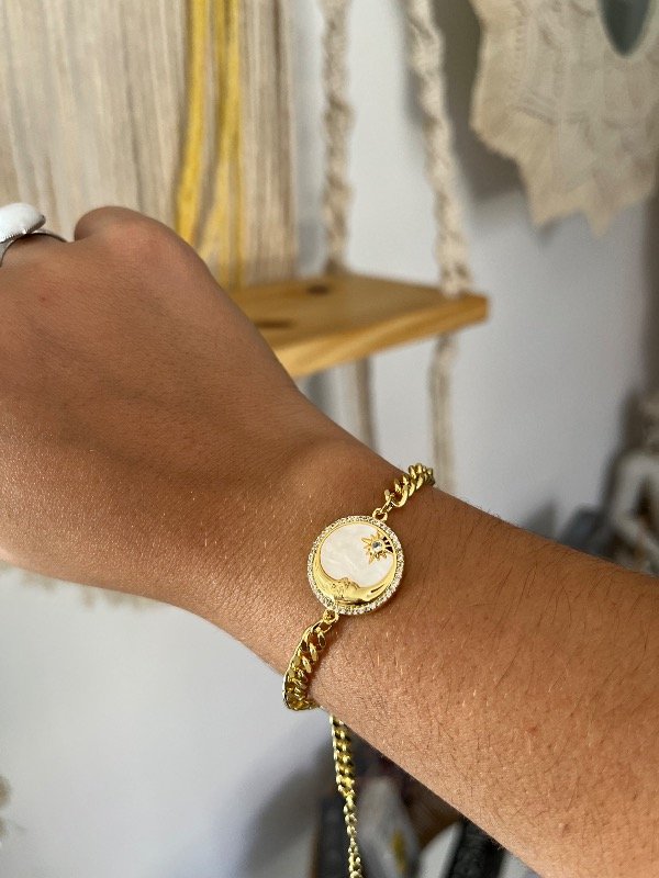 Producto - Pulsera Luna dorada