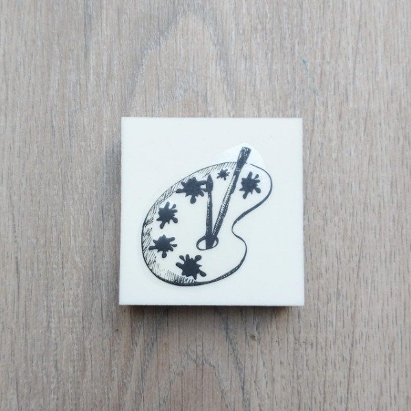 Producto - Sello Paleta de pintor 5x5 cm