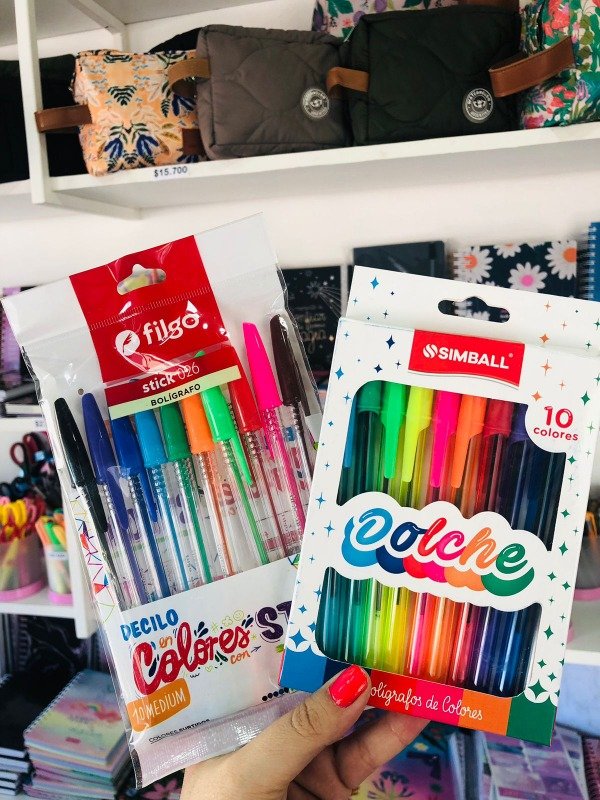 Producto - Set x 10 Lapiceras Color