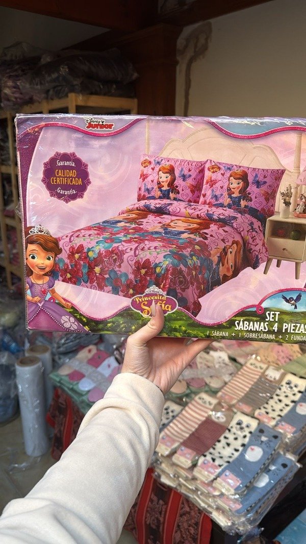 Producto - Sábanas Infantiles Princesa Sofia 4 piezas