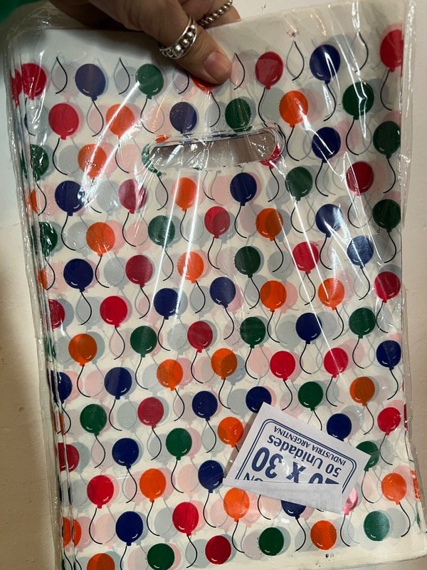 Producto - 50 bolsas 20x30 globos
