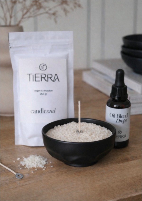 Producto - Set Candle Sand - Rosas y sándalo PRE VENTA