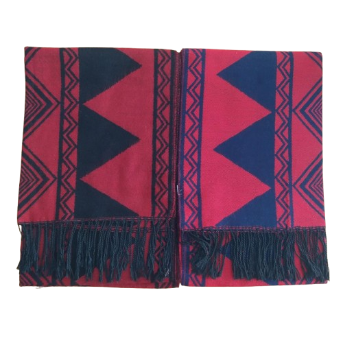 Producto - Ruana Estampada Triangulos 27854