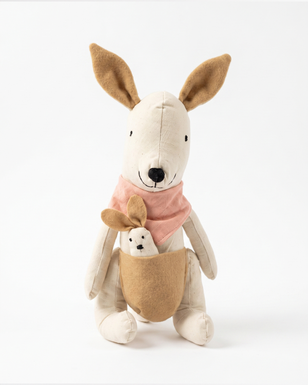 Producto - Canguro Delfina con su bebe Pipa - 0