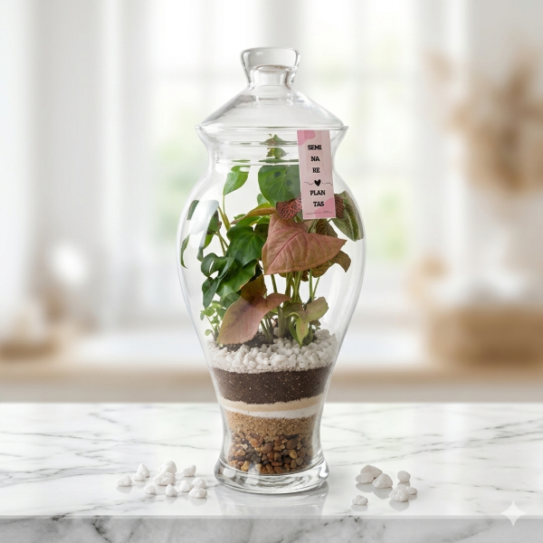 Producto - Terrario Selva Rosa