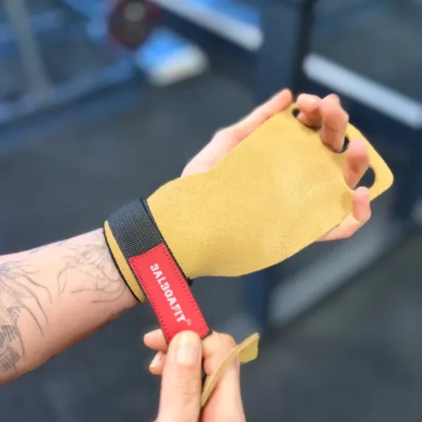 Producto - CALLERA DE CUERO V4 CON DEDOS - BALBOAFIT - 1