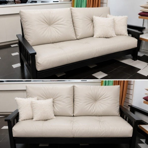 Producto - Colchon de futon : Modelo dividido ecocuero