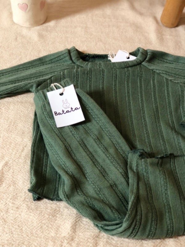 Producto - Conjunto Euge lanilla verde