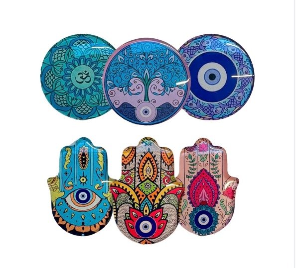 Producto - Iman hamsa vidrio