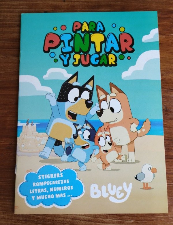 Producto - 1069 - Libritos p/Colorear c/Sticker - BLUEY