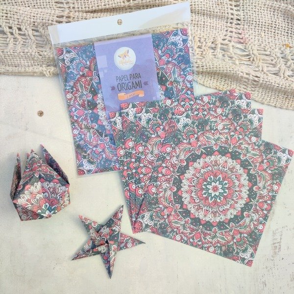 Producto - Mándala Navidad 15x15 20 Papeles