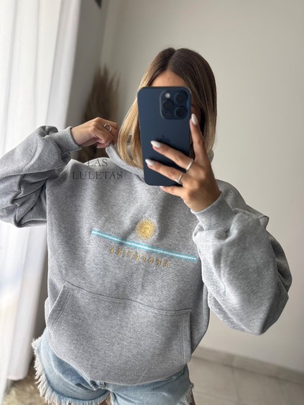 Producto - Buzo BANDERA gris