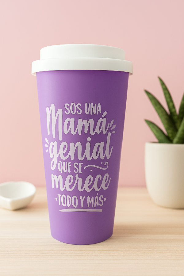 Producto - Vaso Lila dia de la madre