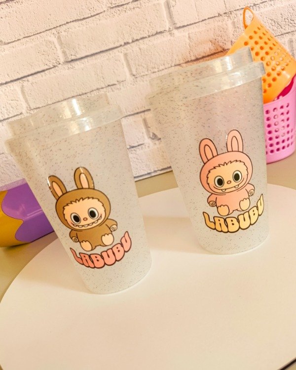 Producto - VASO CUP GLITTER LABUBU