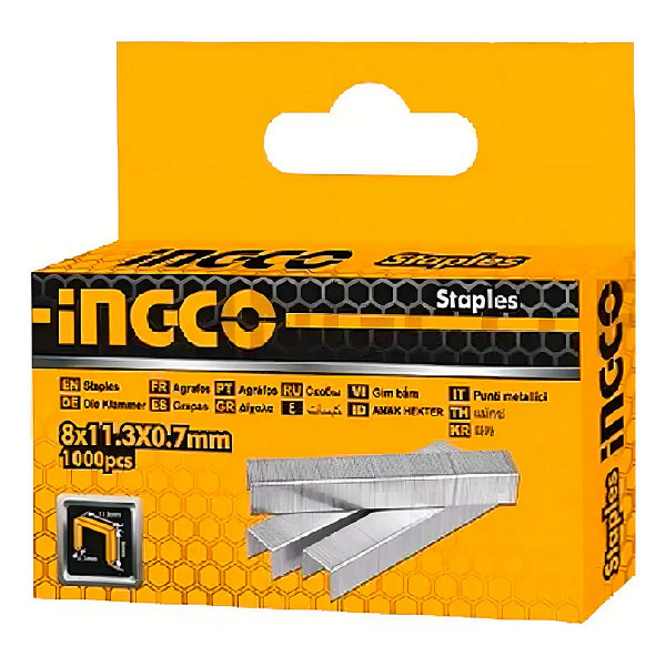 Producto - GRAPA 8MM PARA HSG14012/HSG14018 X 1000 UN. - INGCO - STS0108