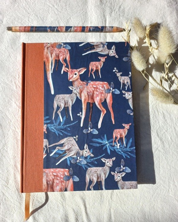 Producto - Cuaderno ciervo azul