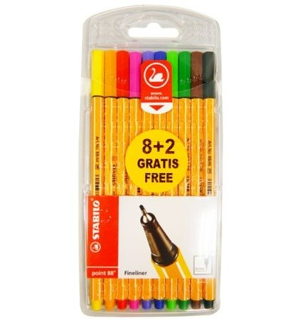 Producto - MICROFIBRA STABILO POINT 88 X10U