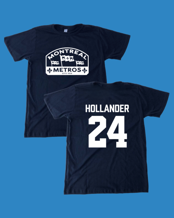 Remera Montreal Metros Azul - Heated Rivalry (Doble Estampa)