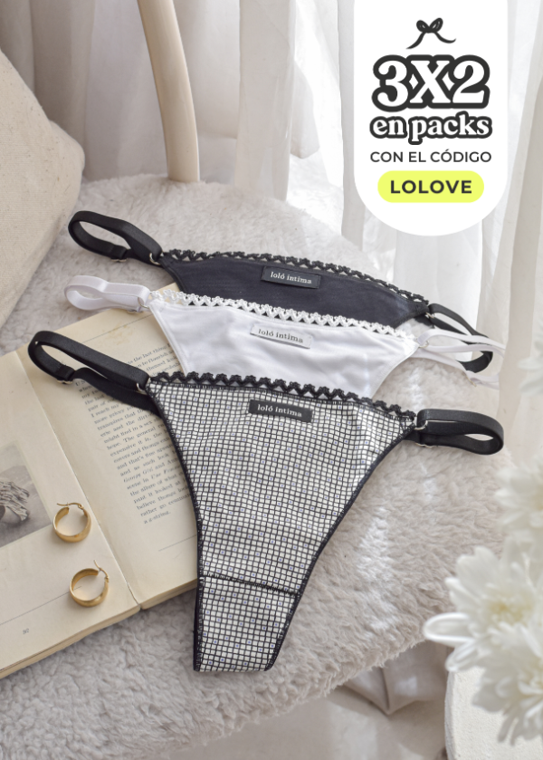 Producto - Pack x3 Regulables Noir