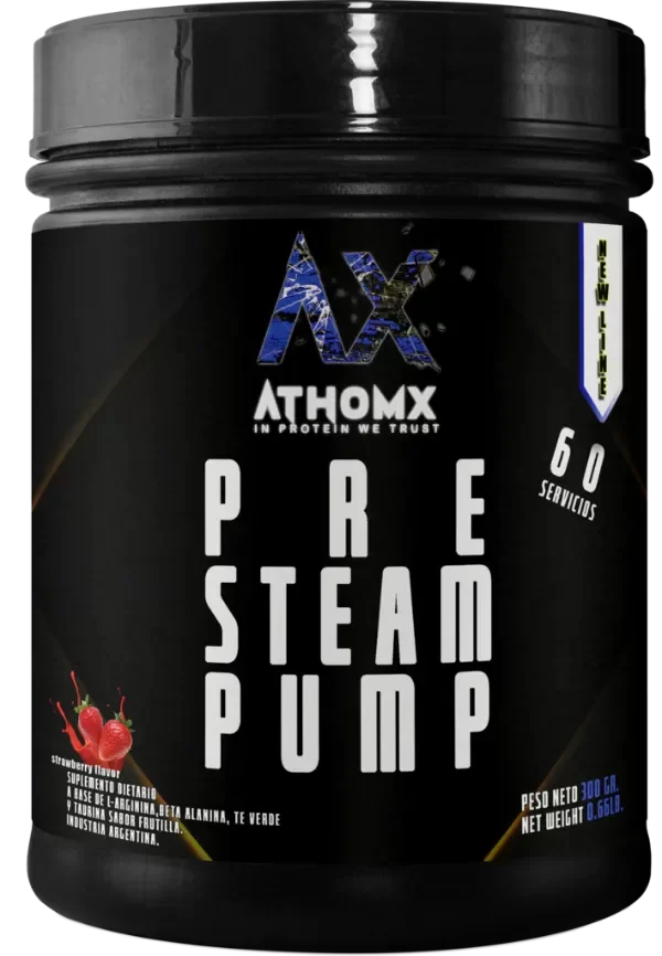 Producto - Pre Steam Pump 60 Serv Athomx Pre Entreno Para Fuerza
