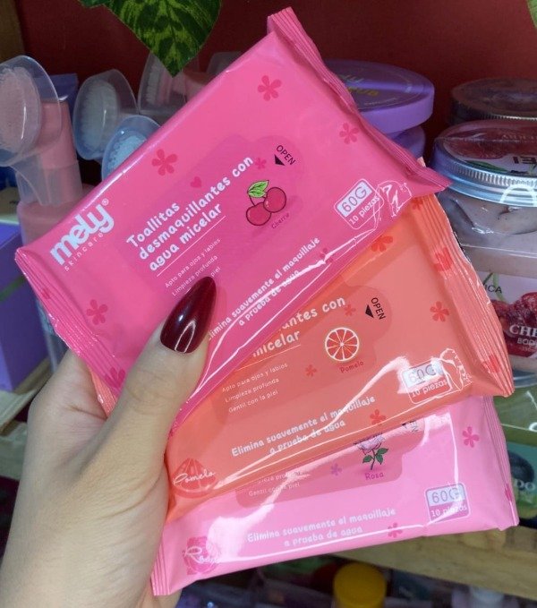 Producto - Toallitas Desmaquillantes - MELY