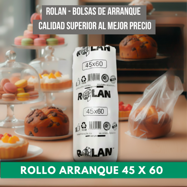 Producto - Rollo de Bolsas Arranque Transparentes 45 x 60 cm