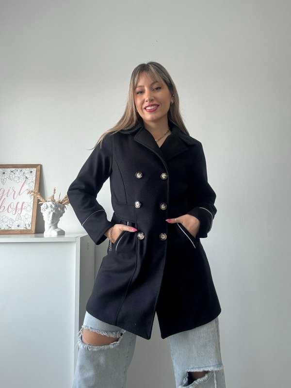 Producto - LINEA LOLY saco de paño 6 botones