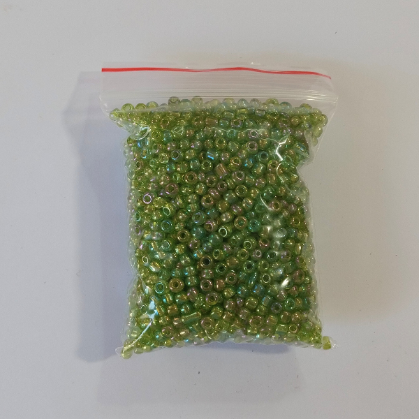 Producto - Mostacillones - Verde Manzana tornasol