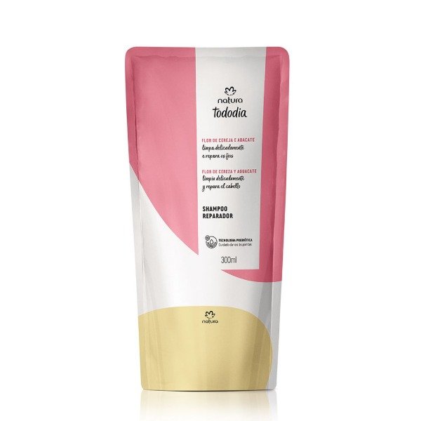Producto - Repuesto De Shampoo Reparador Tododia 300ml Flor De Cereza y palta