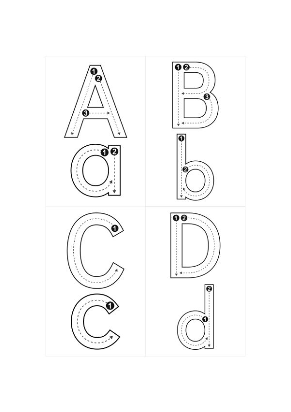 Producto - PDF TARJETAS ABC, NUMEROS Y VOCALES - 1
