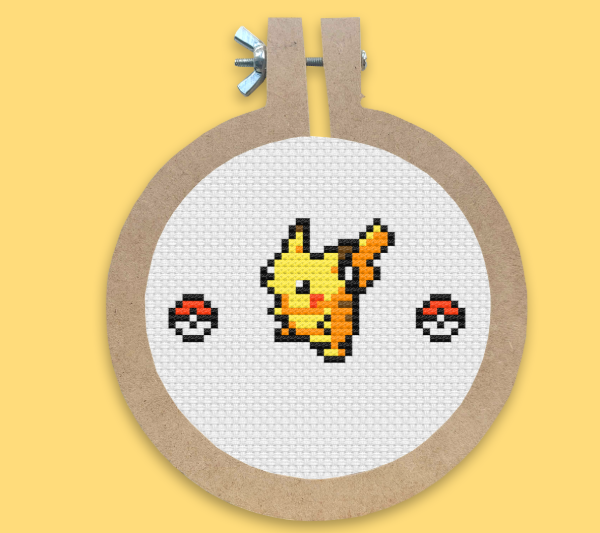 Producto - Pikachu - Kit de punto cruz