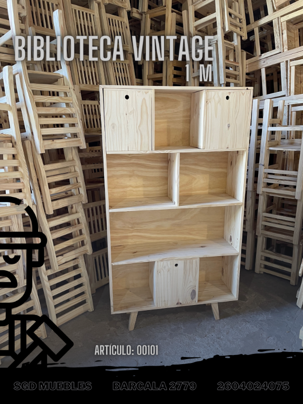 Producto - BIBLIOTECA VINTAGE 1,00