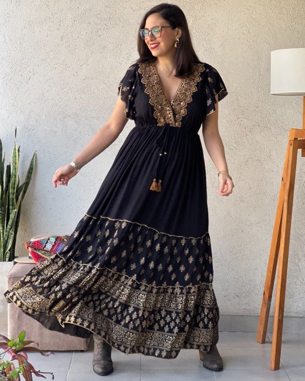 Producto - Folk Mariposa Bordado M a XL