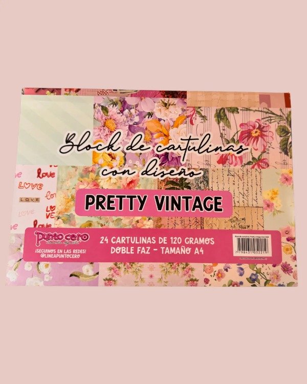 Producto - BLOCK CARTULINA PUNTO CERO VINTAGE