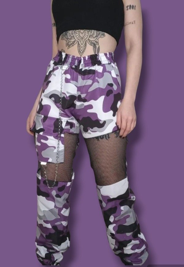 Producto - Jogger red camuflado morado